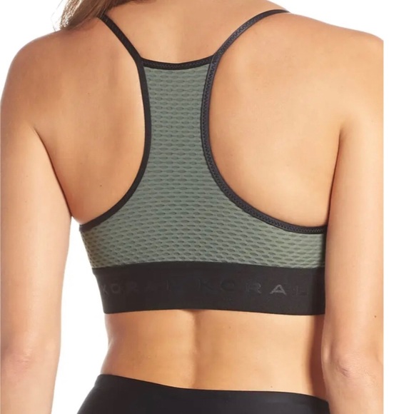 NWT Koral Sweeper Netz Sports Bra in Agave - Picture 2 of 12